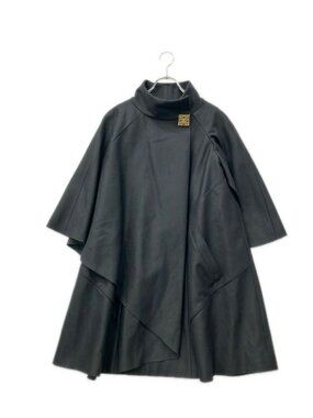 Chanel Wool Cashmere Cape Coat 38